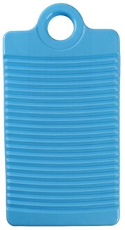 Plastic Wasbord Antislip Thicken Wassen Board Kleren Schoonmaken Voor Wasserij Cleaning Tool Badkamer Accessoires blauw