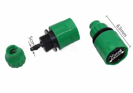 Plastic Water Connector Quick Connector Wassen 4/7Mm Cleaning Sluit