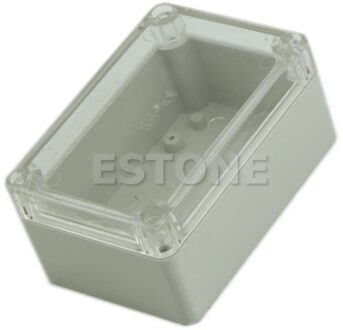 Plastic Waterdichte Clear Cover Elektronische Project Box Behuizing 100x68x50mm H02