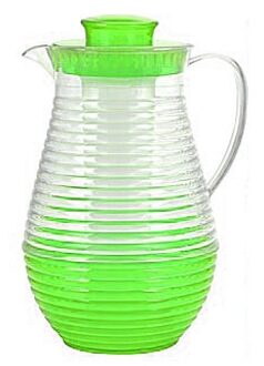 Plastic waterkan met koelstaaf groen