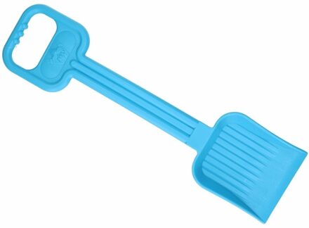 Plastic zand schep 54 cm blauw - Speelgoedschepjes