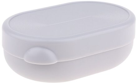 Plastic Zeep Geval Houder Container Opbergdoos Met Lekvrij Vergrendeling Cap Cover grijs