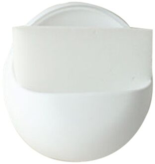 Plastic Zuignap Zeep Tandenborstel Doos Afdruiprek Keuken Rack Spons Rack Badkamer Douche Accessoires Bad Mand # YL10 wit