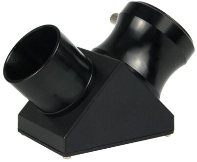 Plastic Zwart 90 Graden Diagonaal Spiegel Astronomische Oculair Installeren Telescoop Accessoires 1.25 Inch Groothoek Adapter