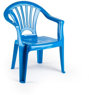 Plasticforte Stoeltje voor kinderen - blauw - 50 cm - kunststof - Kinderstoelen