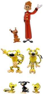 Plastoy Marsupilami Mini Figure 7-Pack Characters 4 - 10 cm