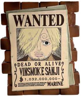 Plastoy One Piece Coin Bank Sanji Wanted