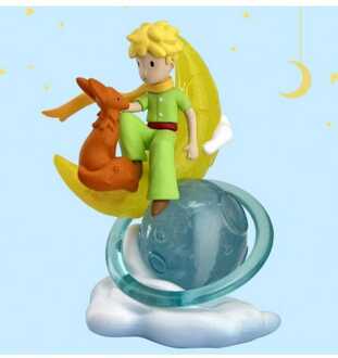 Plastoy The Little Prince Figure Little Prince & Fox on the Moon 8 cm