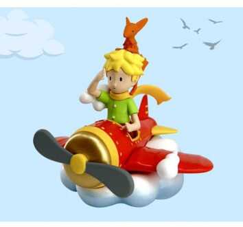 Plastoy The Little Prince Figure Little Prince & Fox on the Plane 7 cm