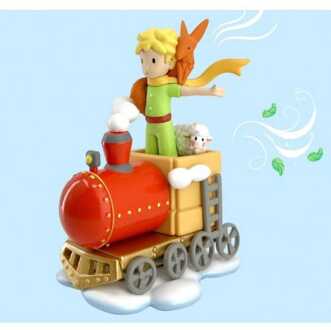 Plastoy The Little Prince Figure Little Prince & Friends on the train 8 cm