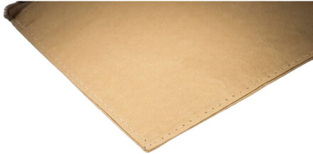 Plat geweven papieren etui Beige - One size