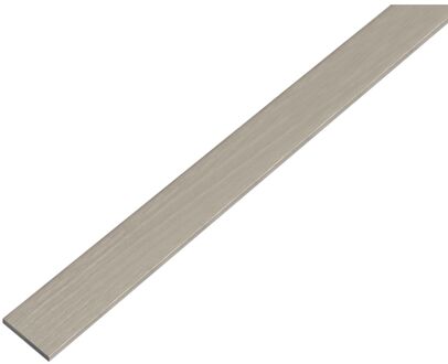 Plat Profiel - Aluminium Zilver - 20x2mm 1m - Zelfklevend