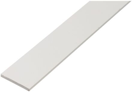 Plat Profiel - Pvc Wit - 30x3mm 2m