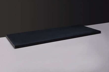 Plateau Graniet Gezoet 80,5x51,5x3 cm Zwart