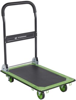 Plateauwagen - 72x47cm - 150kg - Staal - Inklapbaar