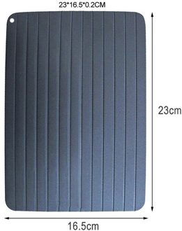 Platen Voor Voedsel Keuken Gadgets Ontdooien Lade Planche Snelle Fruit Ontdooien Dooi Ontdooien Quick Bevroren Vlees Board Lade Plaat 23x16.5x0.2CM