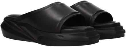 Platform Chunky Sandalen Zwart