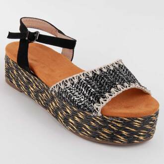 Platform Sandaa Salaia Zwart