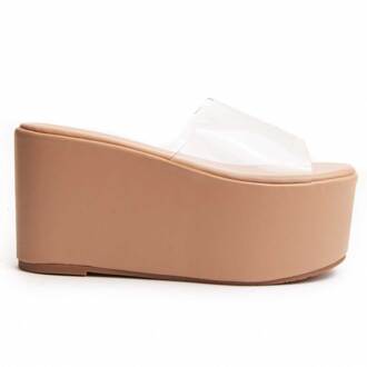 Platform Sandalen Platero in Beige - EU 36