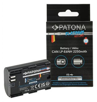 Platinum Battery with USB-C Input Canon EOS R5 EOS R6 R6II LP-E6NH