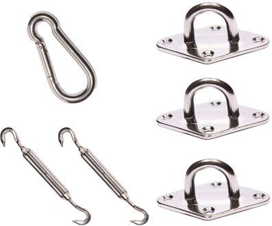 Platinum Bevestigingssets schaduwdoeken driehoek