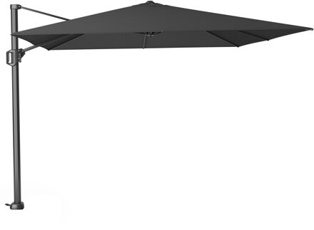 Platinum Challenger T1 Zweefparasol Premium 3x3 m. - Faded black Grijs