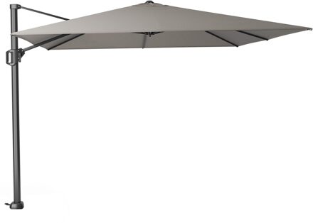 Platinum Challenger T1 Zweefparasol Premium 3x3 m. - Manhattan Grey Grijs