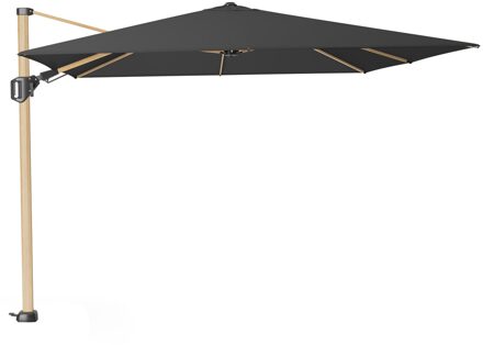 Platinum Challenger T² Premium Zweefparasol 300 x 300 Bruin, Zwart