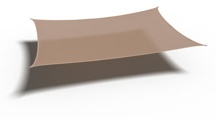Platinum Schaduwdoek shade sail HDPE rechthoek 4x3m (Sand)