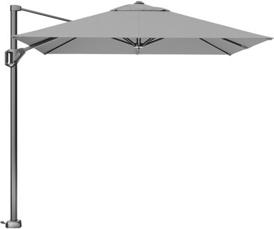 Platinum Voyager Vierkante Zweefparasol parasol 2,5x2,5 m Grijs