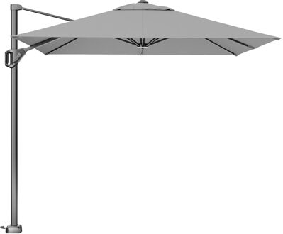 Platinum Voyager Vierkante Zweefparasol T2 2,7x2,7 m. - Light Grey Grijs