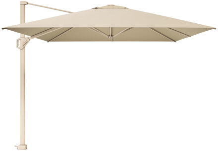 Platinum Zweefparasol Challenger T1 premium 400x300cm (Champagne) sandstone