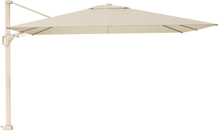 Platinum Zweefparasol Challenger T2 premium 260x350cm (Champagne) Dieptevariant sandstone