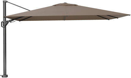 Platinum Zweefparasol Challenger T2 premium 260x350cm (Havana) Dieptevariant
