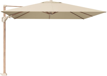 Platinum Zweefparasol Challenger T2 premium 300x300cm teak (Champagne)