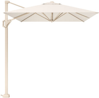 Platinum Zweefparasol Voyager T1 250x250 (Ivoor) sandstone