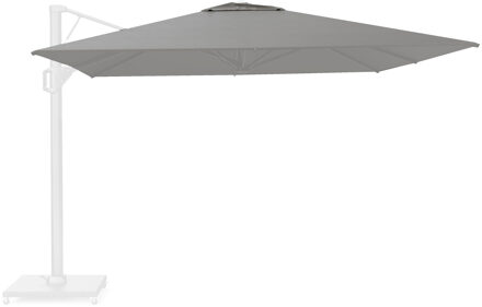 Platinum Zweefparasoldoek Platinum Beaufort Premium   320x320cm (Manhattan grey)