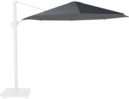 Platinum Zweefparasoldoek Platinum Challenger T1   350cm rond (Anthracite)