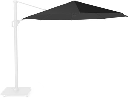 Platinum Zweefparasoldoek Platinum Challenger T1   350cm rond (Black)