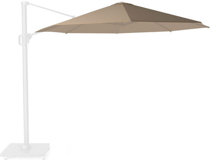 Platinum Zweefparasoldoek Platinum Challenger T1   350cm rond (Taupe)