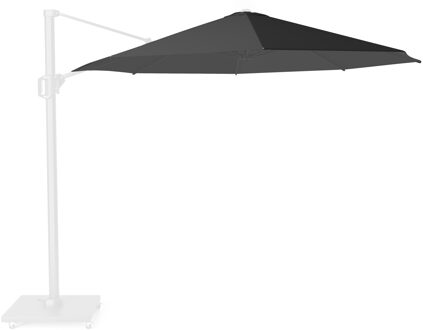 Platinum Zweefparasoldoek Platinum Challenger T1 Premium   350cm rond (Faded black)
