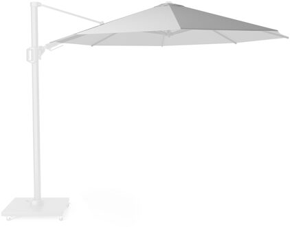 Platinum Zweefparasoldoek Platinum Challenger T2   350cm rond (Light grey)