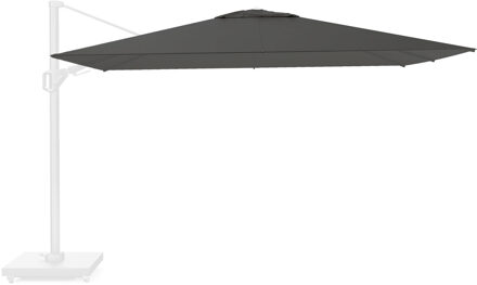 Platinum Zweefparasoldoek Platinum Challenger T2 Premium   260x350cm (Faded black) Dieptevariant