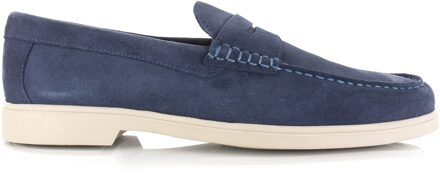 Plato jeans suède loafers loafers heren Blauw - 40