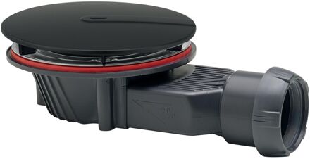 Platte Doucheafvoer Slim+ D40 Black Touch