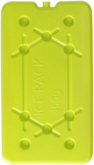 Platte Koelelementen 450 gram - 14 x 25 x 1 cm - geel - Voor koelbox en koeltas
