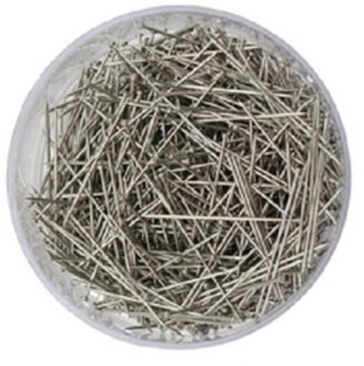 Platte kopspelden/naaispelden - 3 cm - zilver - 500x stuks - hobby spelden