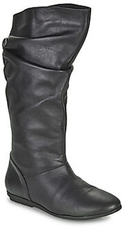 Platte laarzen So Size NALMY" Zwart - 41,42,43,44