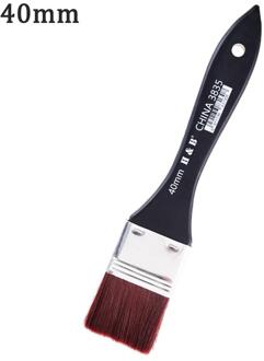 Platte Penselen Penselen Set Kunstenaar Penselen Set Acryl Olieverf Craft Art Kit 40mm