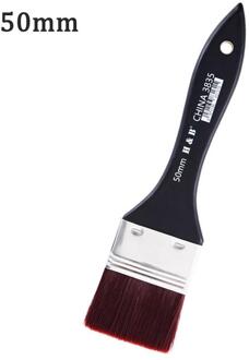 Platte Penselen Penselen Set Kunstenaar Penselen Set Acryl Olieverf Craft Art Kit 50mm